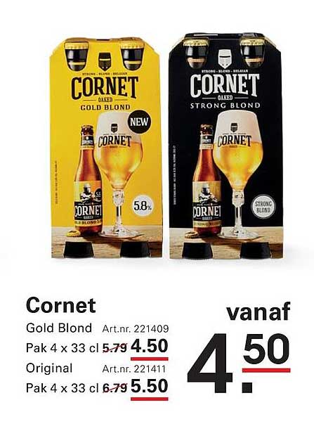 Cornet Gold Blond