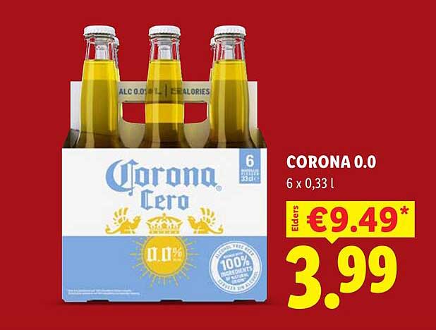 CORONA 0.0 6 x 0,33 l