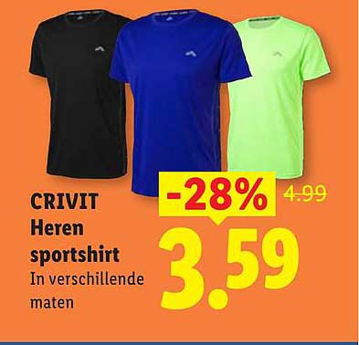 CRIVIT Heren sportshirt In verschillende maten -28%