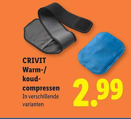 CRIVIT Warm-/koud-compressen In verschillende varianten