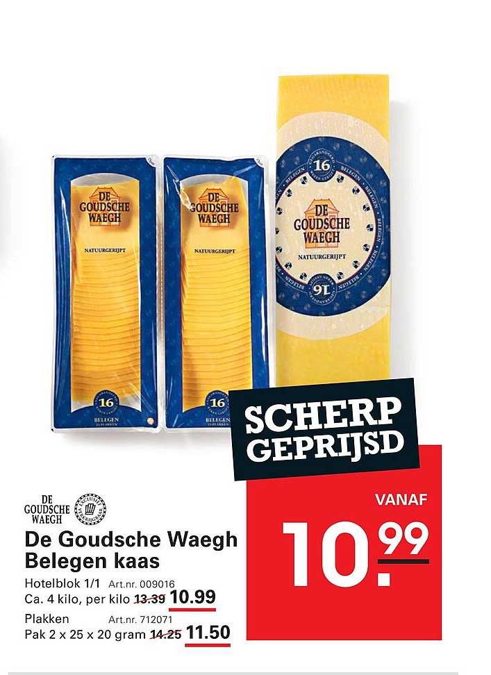 De Goudsche Waech Belegen kaas