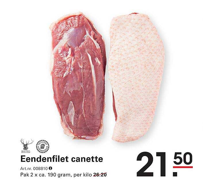 Eendenfilet canette