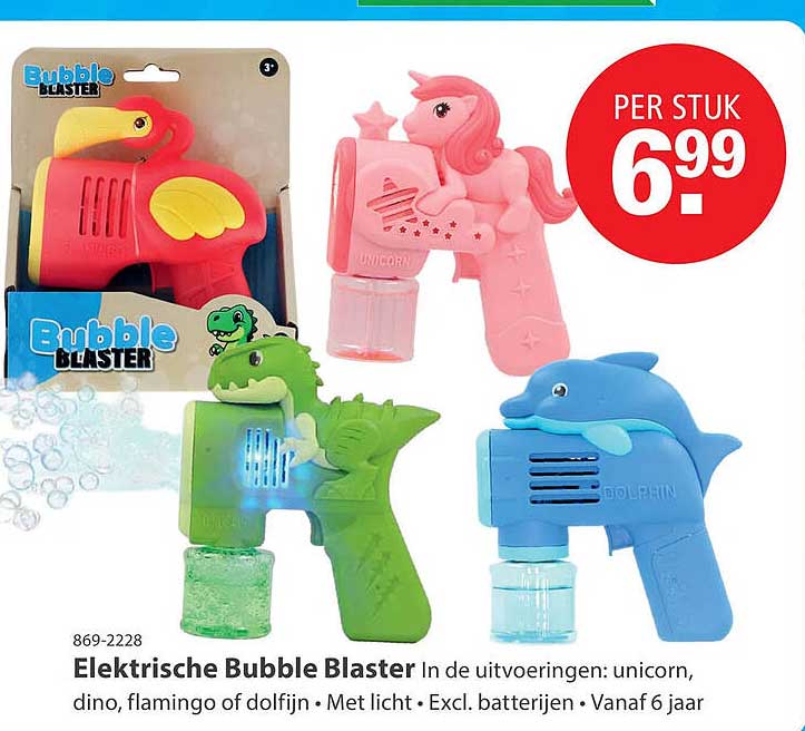 Elektrische Bubble Blaster
