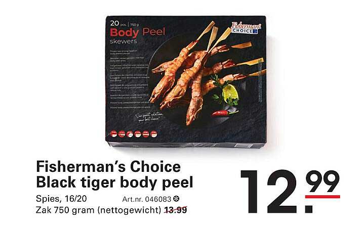 Fisherman’s Choice Black tiger body peel