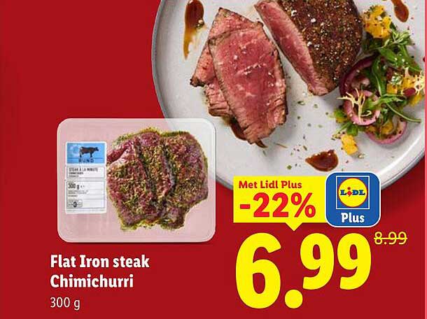 Flat Iron steak Chimichurri