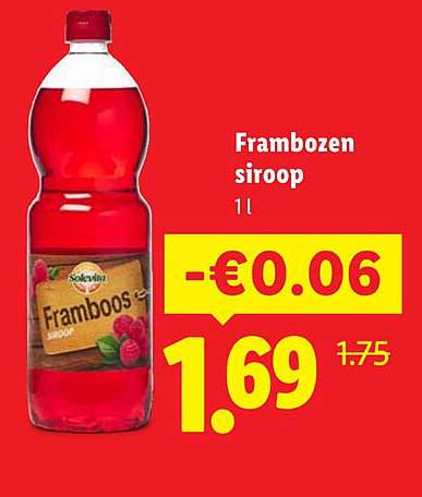 Frambozen siroop 1 l