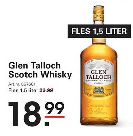 Glen Talloch Scotch Whisky Fles 1,5 liter