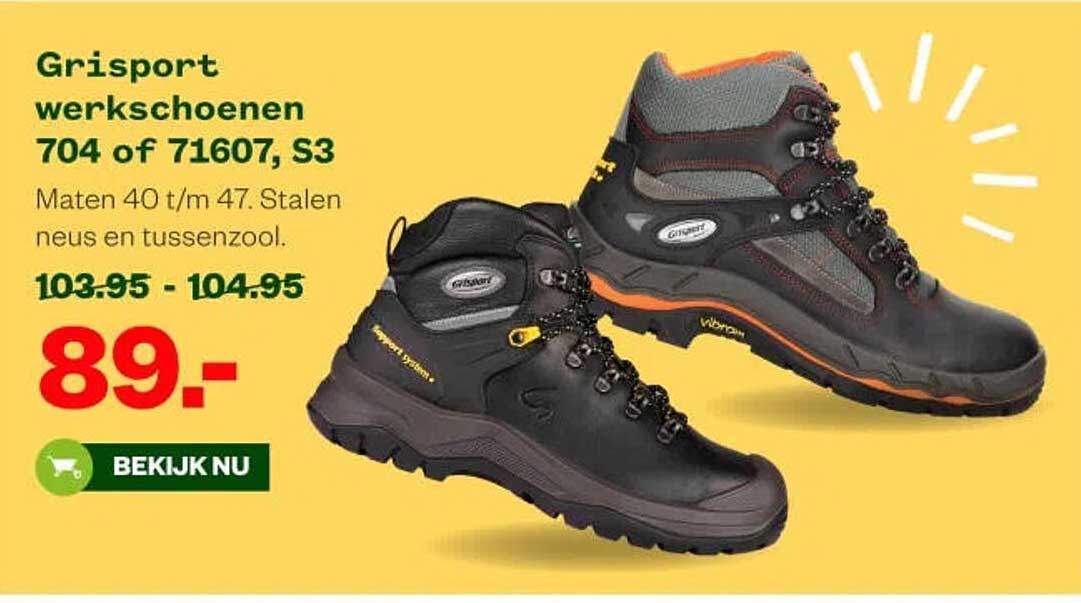 Grisport werkschoenen 704 of 71607, S3