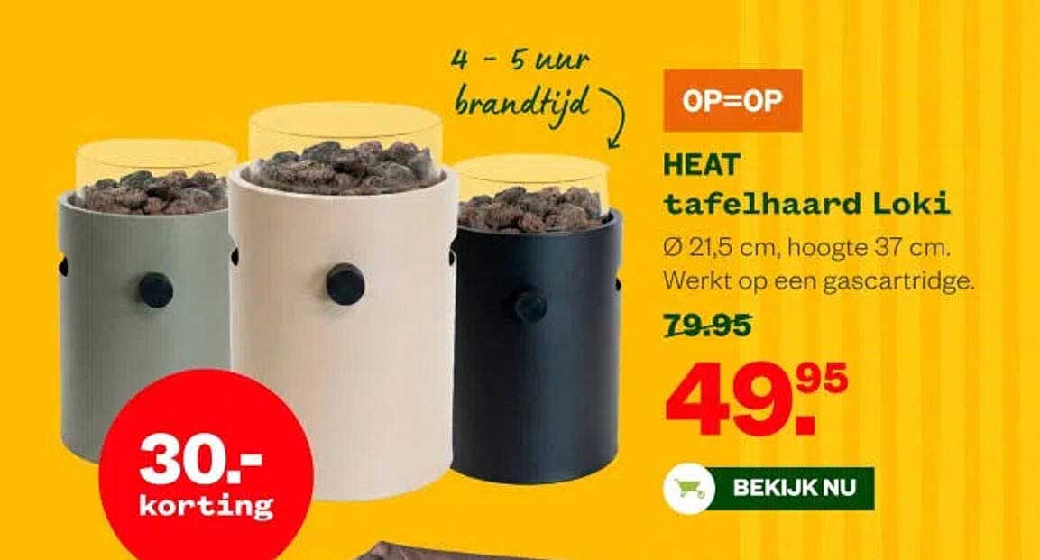 HEAT tafelhaard Loki
