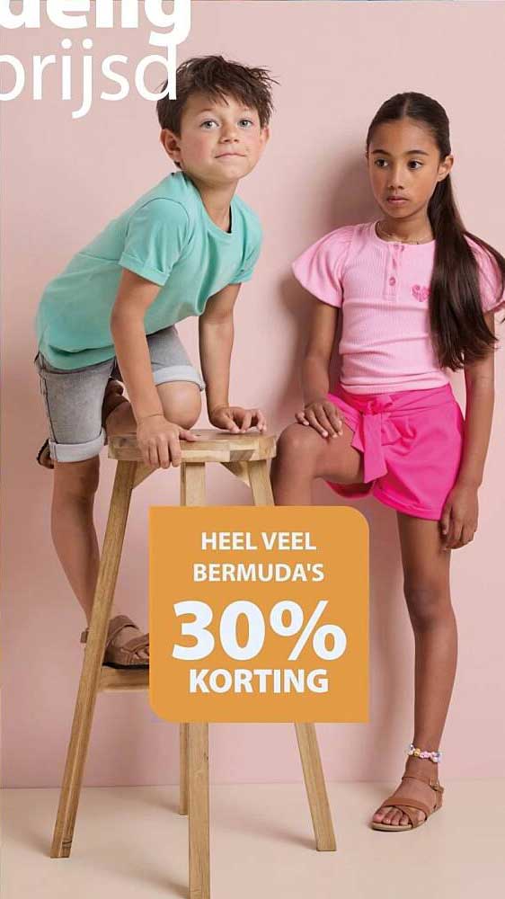 HEEL VEEL BERMUDA'S 30% KORTING