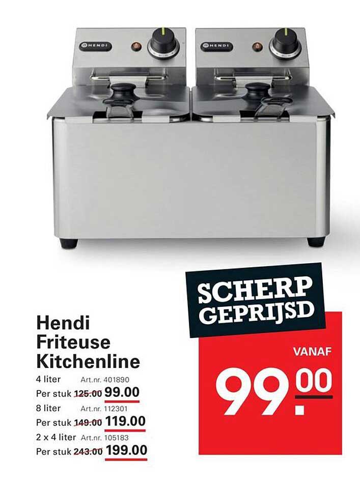Hendi Friteuse Kitchenline