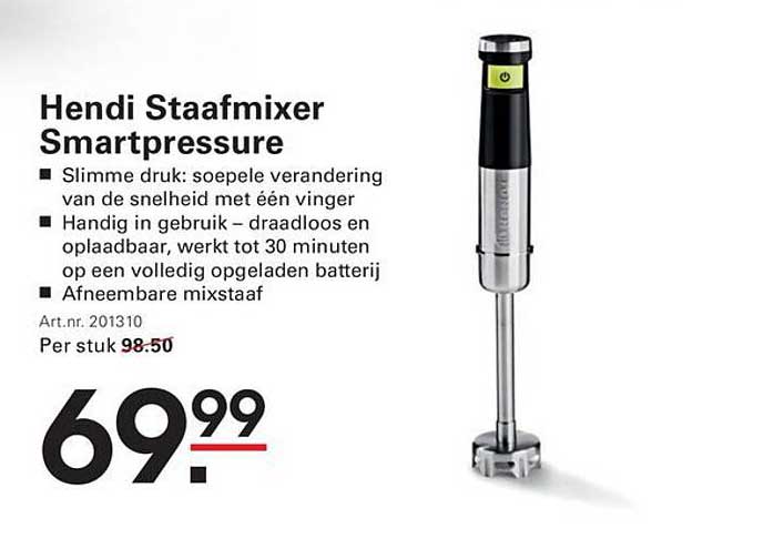 Hendi Staafmixer Smartpressure