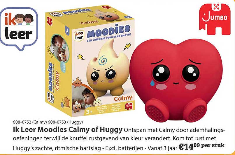 Ik Leer Moodies Calmy of Huggy