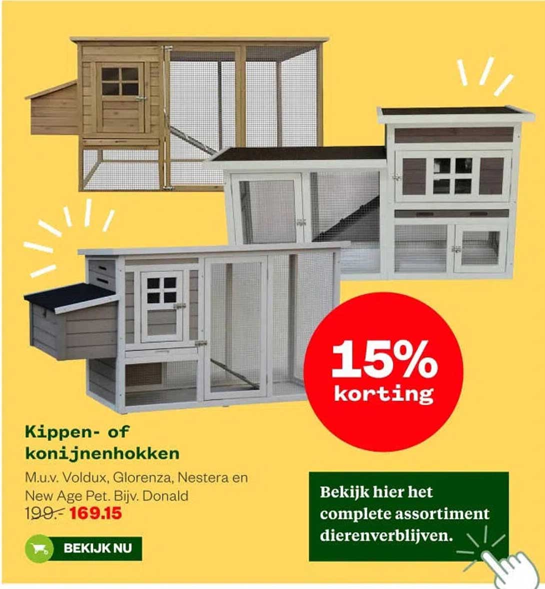 Kippen- of konijnenhokken
