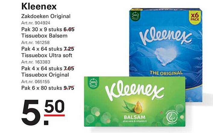 Kleenex Zakdoeken Original
