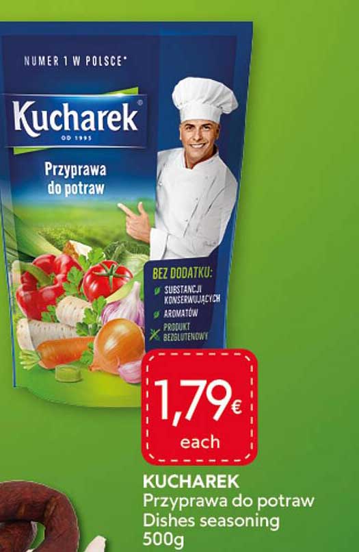 Kucharek Przyprawa do potraw Dishes seasoning 500g