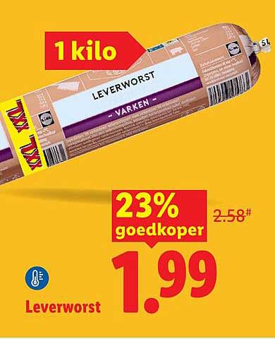 Leverworst 1 kilo