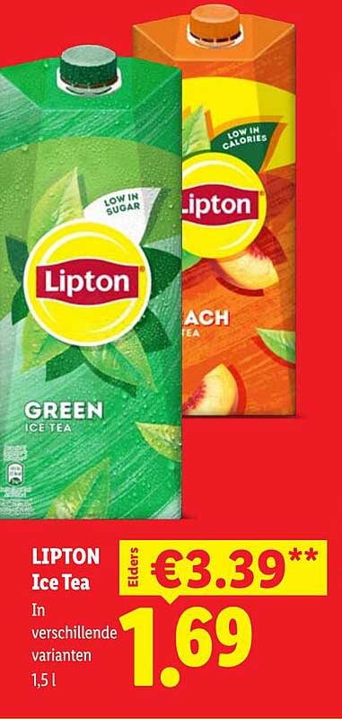 LIPTON Ice Tea In verschillende varianten 1,5 l