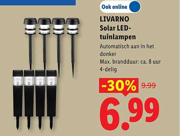 LIVARNO Solar LED-tuinlampen
