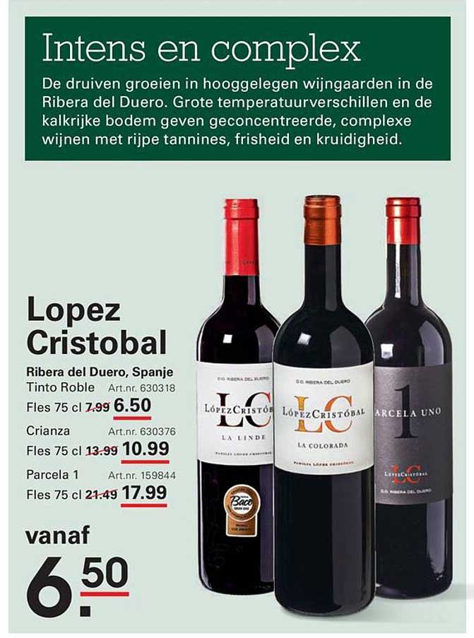 Lopez Cristobal Ribera del Duero, Spanje Tinto Roble