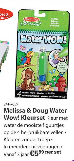Melissa & Doug Water Wow! Kleurset