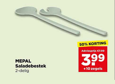 MEPAL Saladebestek 2-delig 50% KORTING