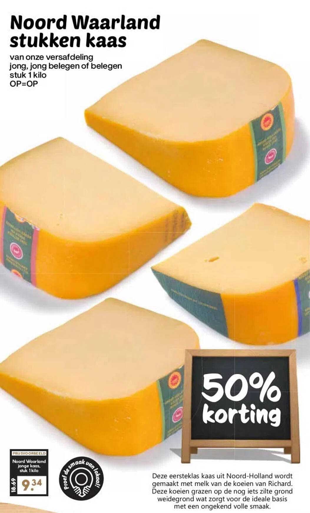 Noord Waarland stukken kaas