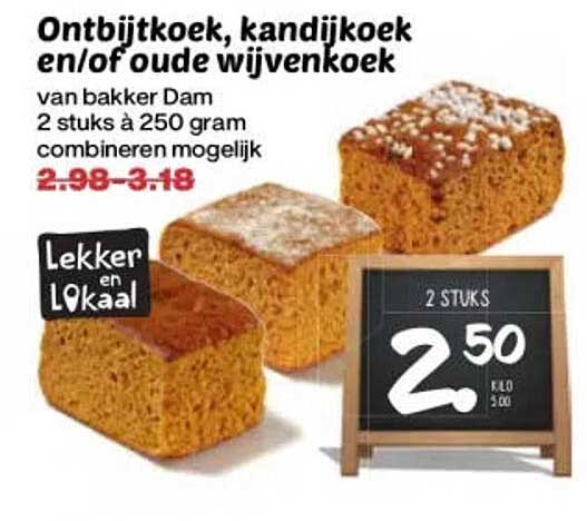 Ontbijtkoek, kandikoek en/of oude wijvenkoek