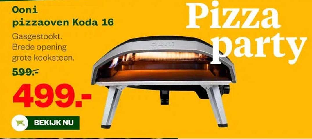 Ooni pizzaoven Koda 16