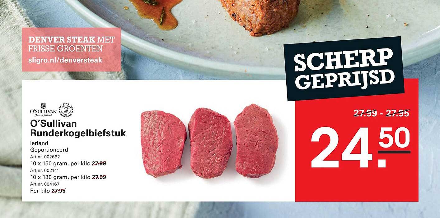 O’Sullivan Runderkogelbiefstuk