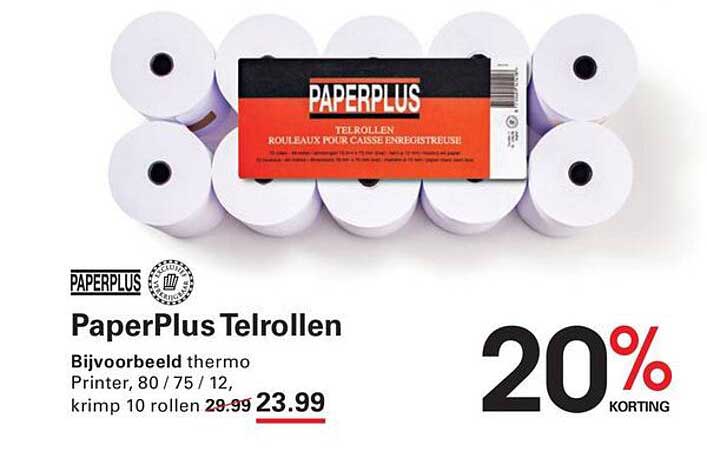 PaperPlus Telrollen