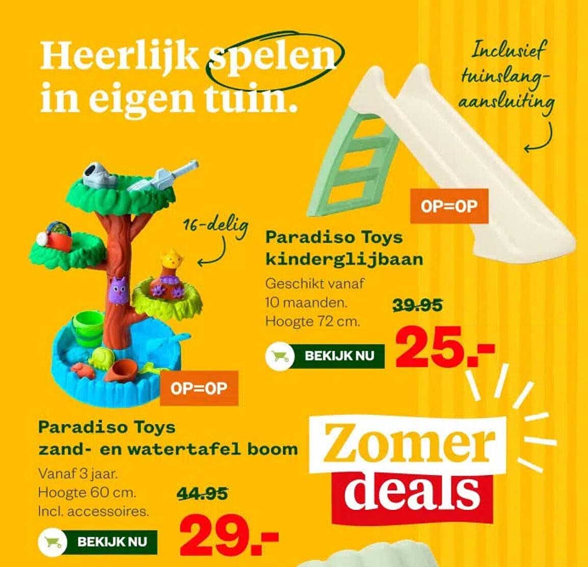 Paradiso Toys kinderglijbaan