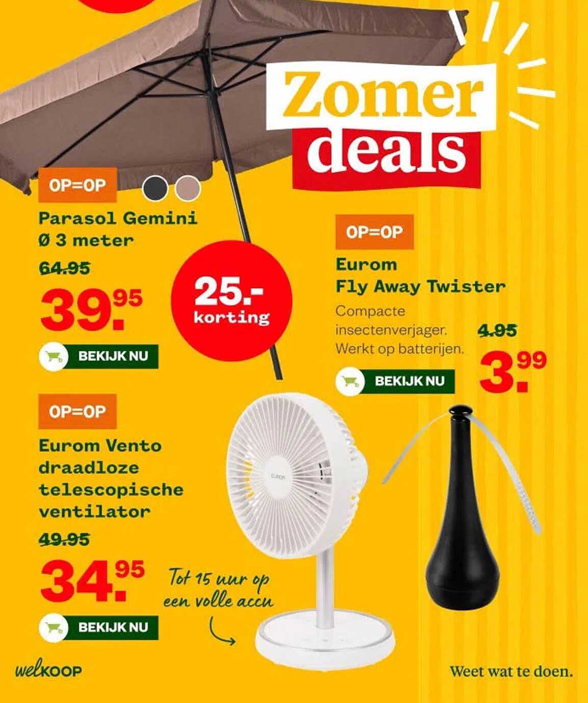Parasol Gemini Ø 3 meter