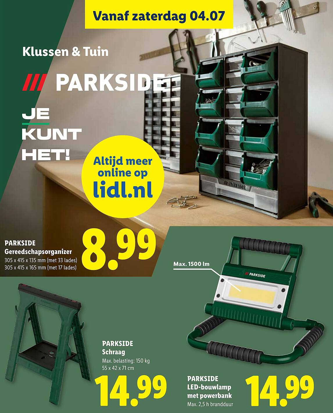PARKSIDE Gereedschapsorganizer