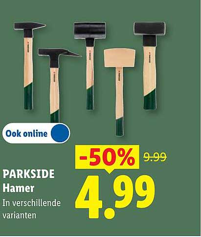 PARKSIDE Hamer In verschillende varianten