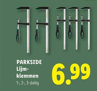 PARKSIDE Lijm-klemmen 1-, 2-, 3-delig