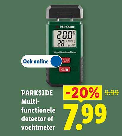 PARKSIDE Multi-functionele detector of vochtmeter -20%