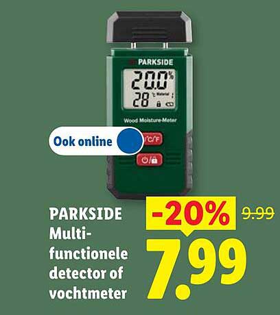 PARKSIDE Multi-functionele detector of vochtmeter -20%