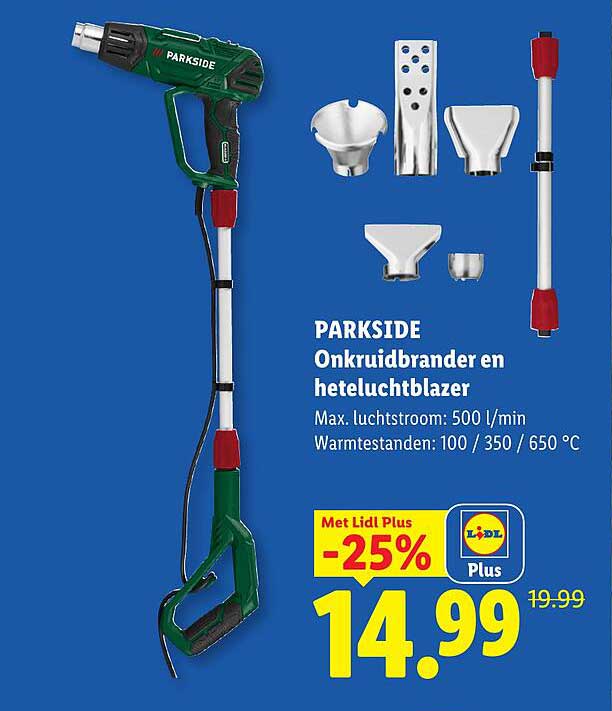 PARKSIDE Onkruidbrander en heteluchtblazer