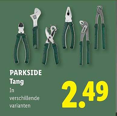 PARKSIDE Tang In verschillende varianten