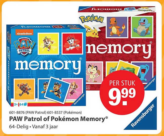PAW Patrol of Pokémon Memory®