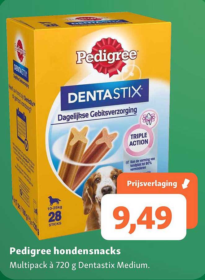 Pedigree hondensnacks Multipack à 720 g Dentastix Medium