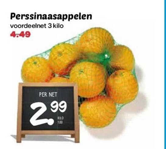 Perssinaasappelen voordelnet 3 kilo