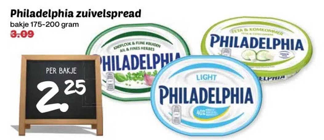 Philadelphia zuivelspread