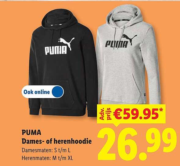 PUMA Dames- of herenhoodie