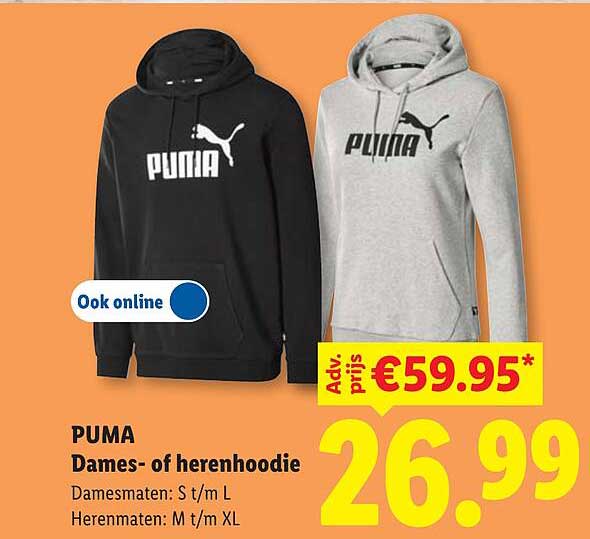PUMA Dames- of herenhoodie