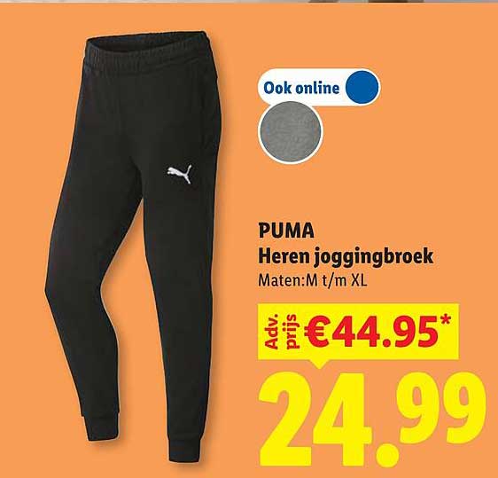 PUMA Heren joggingbroek Maten:M t/m XL