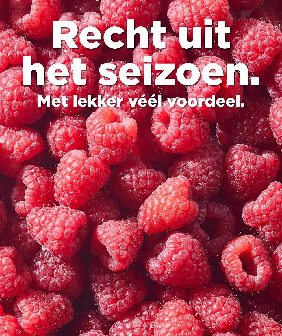Recht uit het seizoen. Met lekker véél voordeel.