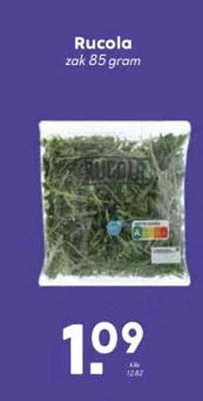 Rucola zak 85 gram