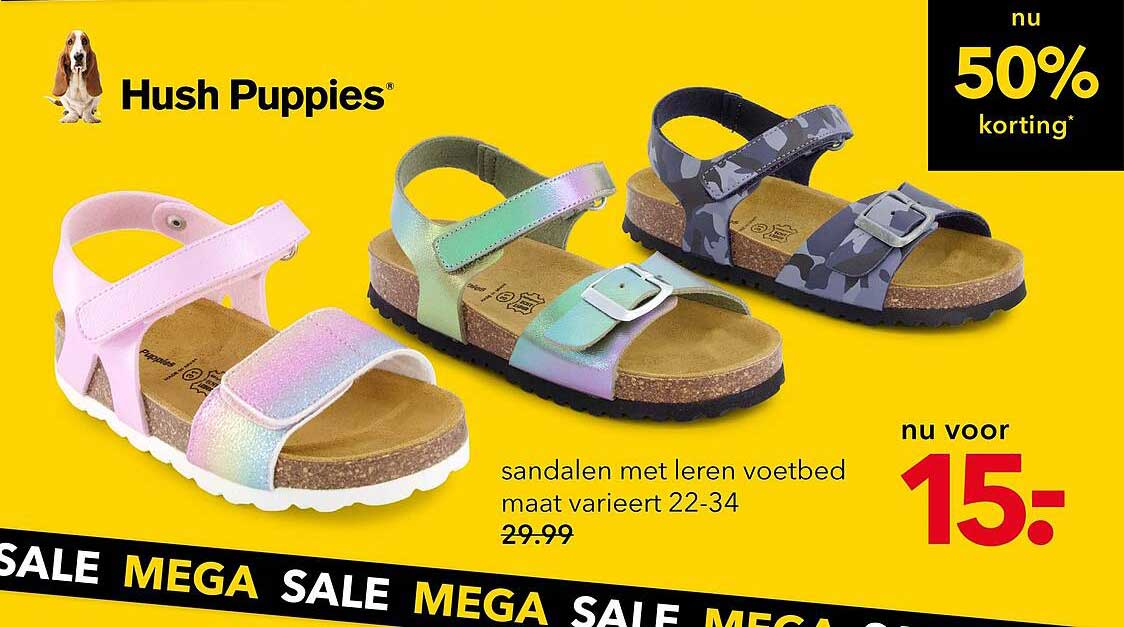 sandalen met leren voetbed maat varieert 22-34